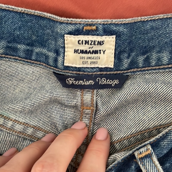 Citizens of Humanity Premium Vintage Dree Crop High Rise Slim Straight - Picture 5 of 11